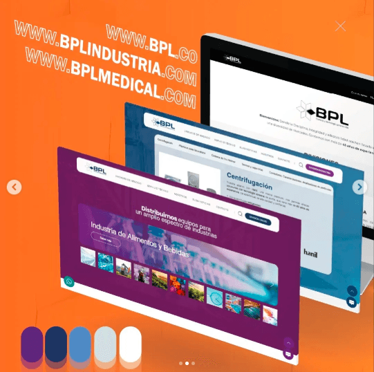BPL Medical SAS — Branding · Landing Page: Identidad visual y landing page corporativa para un laboratorio del sector salud.