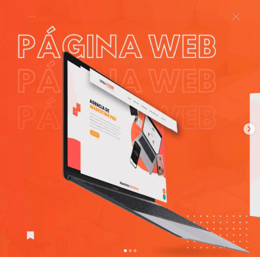 EstiloGráfico Pro — Página Web: Sitio web propio de la agencia, con landing de servicios y portafolio integrado.